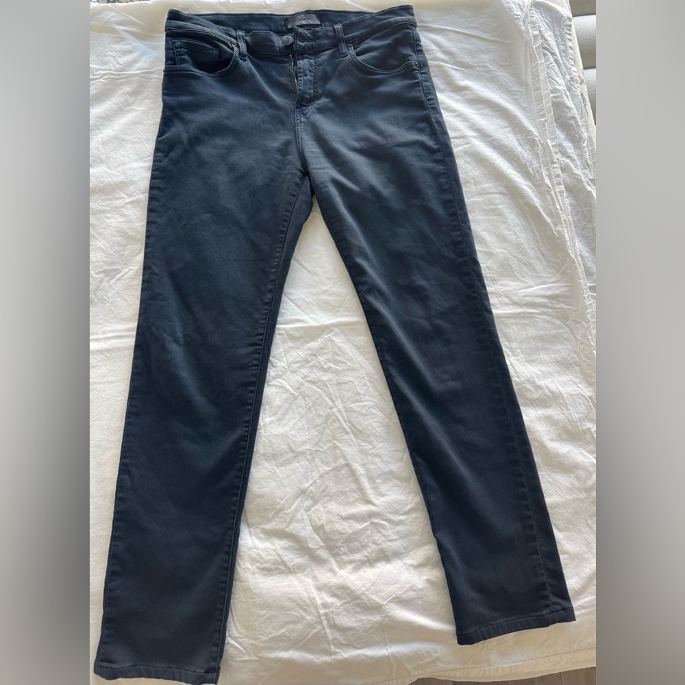 J Brand Kane straight leg jeans, navy blue wash, size 33